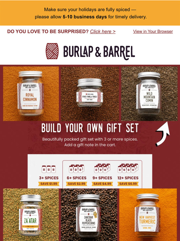 Burlap & Barrel The 12 Most Popular Spices This Year Milled
