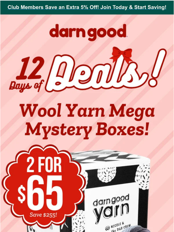 Darn Good Yarn 🧶 Save 255 On Yarn Today 🧶 Milled