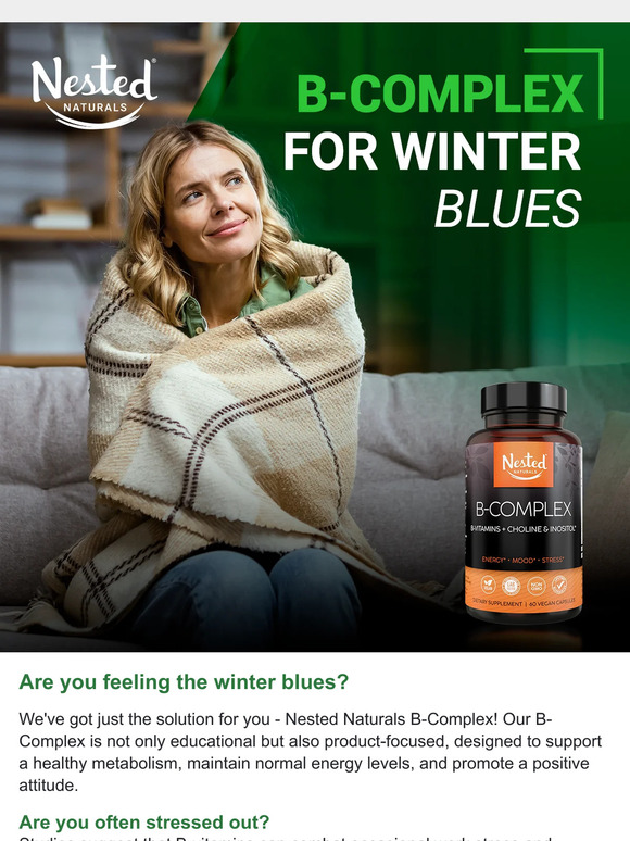 Winter Blues? Boost your mood with B-vitamins!