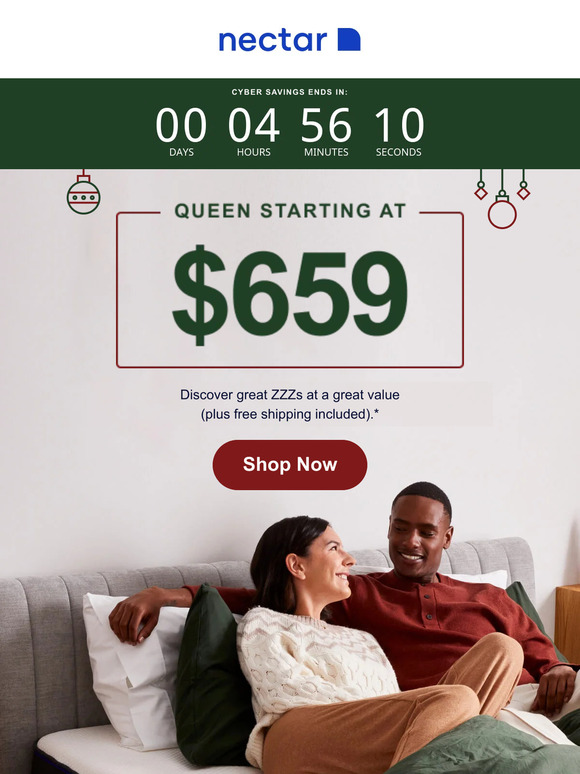 Time to feel like royalty! Queen at $659 👑