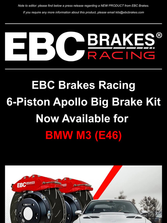 New Product! 6-Piston Big Brake Kit for BMW M3 (E46)