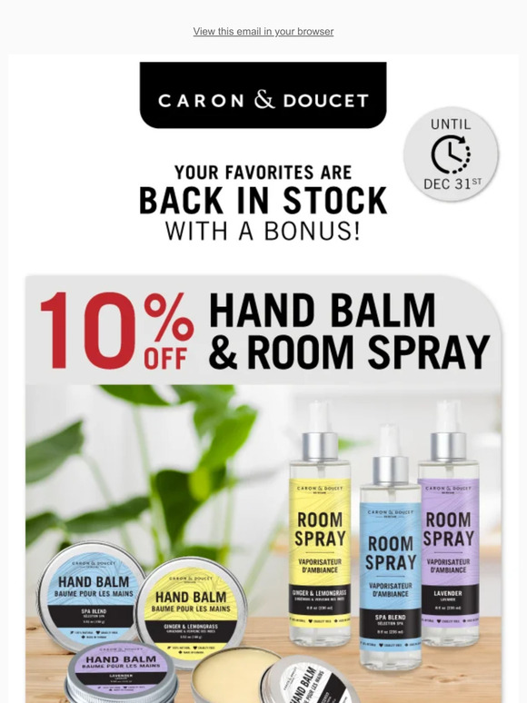 Enjoy 10% off your back in stock favorites