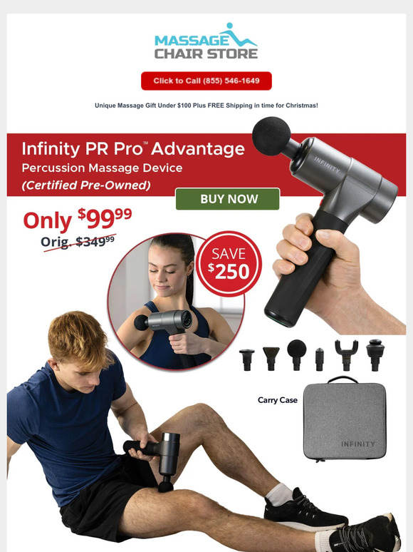 Infinity PR Pro Advantage Percussion Massage Device - Certified Pre-Owned