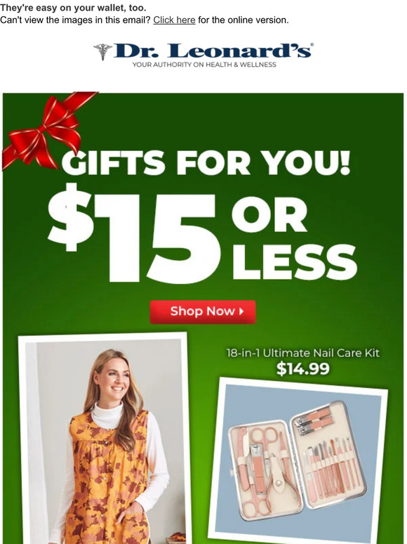 Dr. Leonard's Treat Yourself to the Best Gifts! Milled