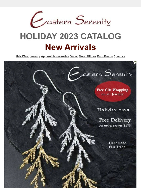 Eastern Serenity Last catalog before Christmas in your mailbox today