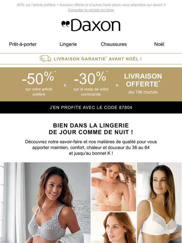 Bien dans la lingerie de jour comme de nuit !