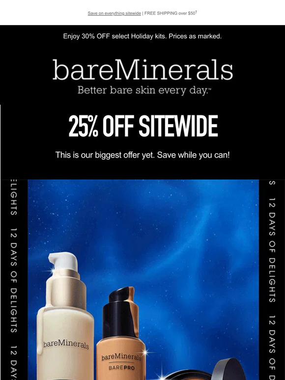 bareMinerals Email Newsletters Shop Sales, Discounts, and Coupon Codes