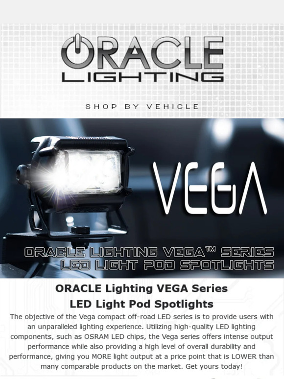 Now For Pre-Order - ORACLE Lighting VEGA™ Series LED Light Pod Spotlights‼️