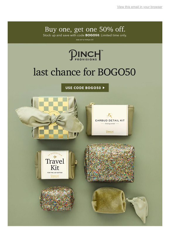 Last Chance for BOGO50!