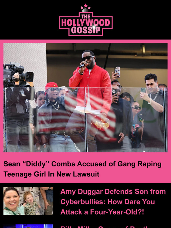 The Hollywood Gossip: Sean "Diddy" Combs Accused Of Gang Raping Teenage ...