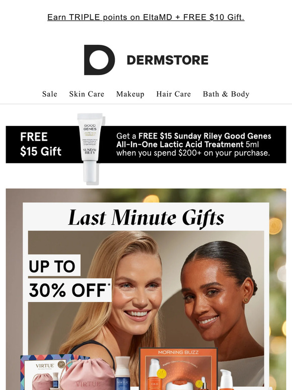 It's not too late — up to 30% off last minute gifts