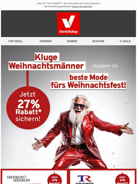 Ist hier was für Sie dabei, lieber Herr —?