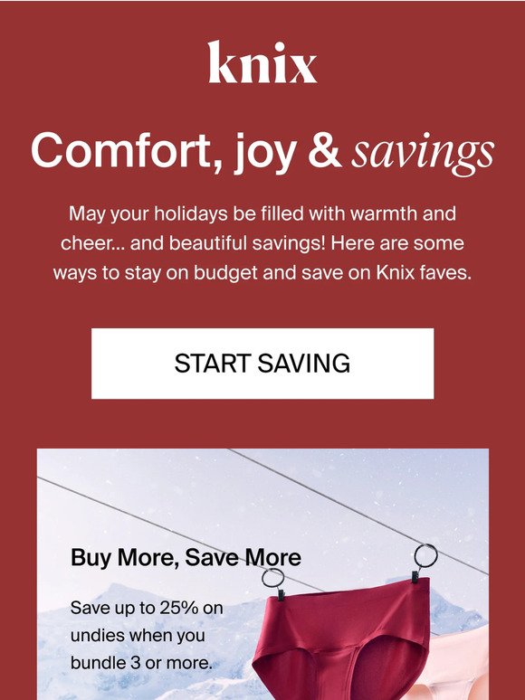 Knixwear Promo Code 30% OFF → 50 Coupon Code ACTIVE