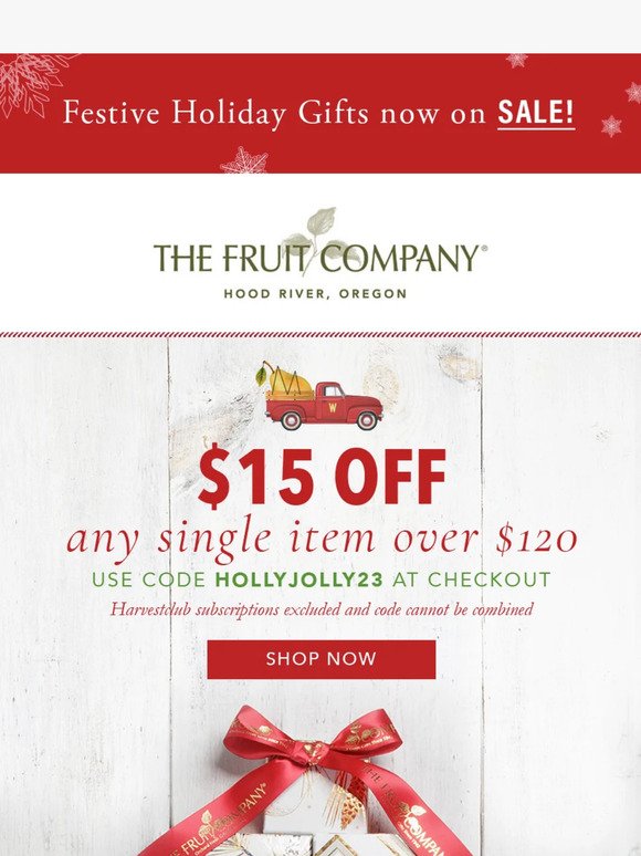 🎅Gift More, Save More: $15 OFF Any Single Item Over $120
