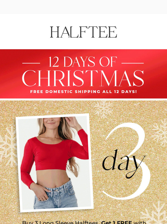 Buy 3 Long Sleeves, Get 1 Free! 😍