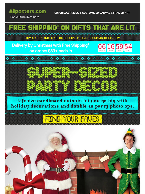Super-size your party decor