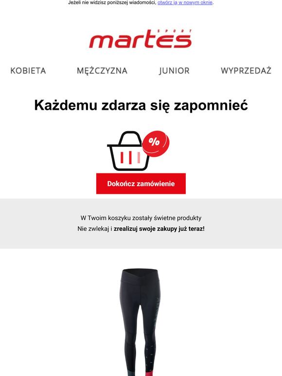 W koszyku pozostawiłeś świetne produkty! Wróć do koszyka i kup je, zanim zrobią to inni!
