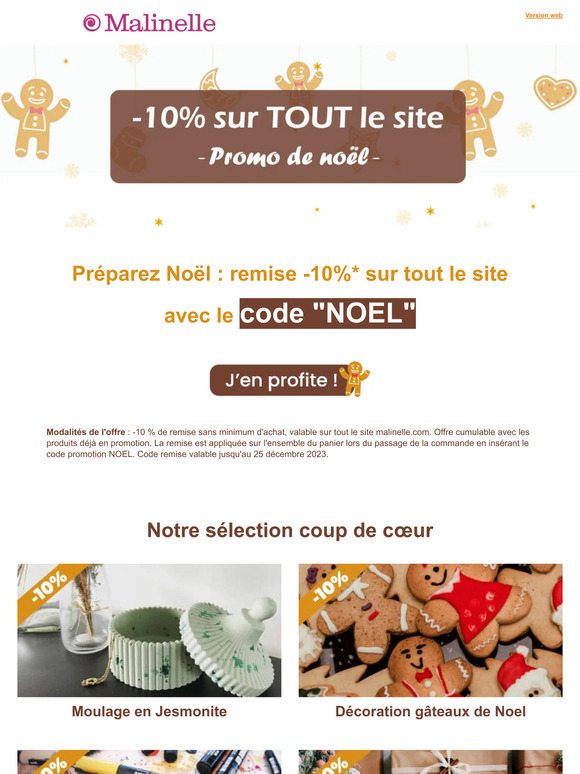 -10% sur tout le site :