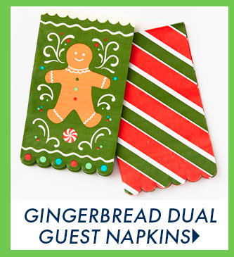 Gingerbread Dual Guest Napkins
