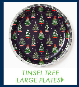 Tinsel Tree Large Plates