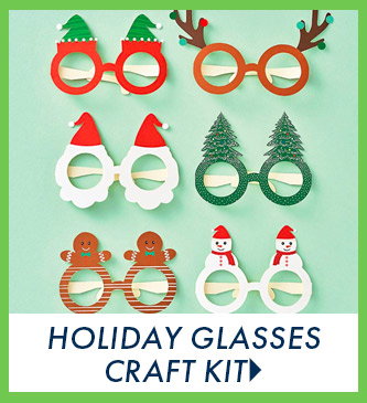 Holiday Glasses Craft Kit