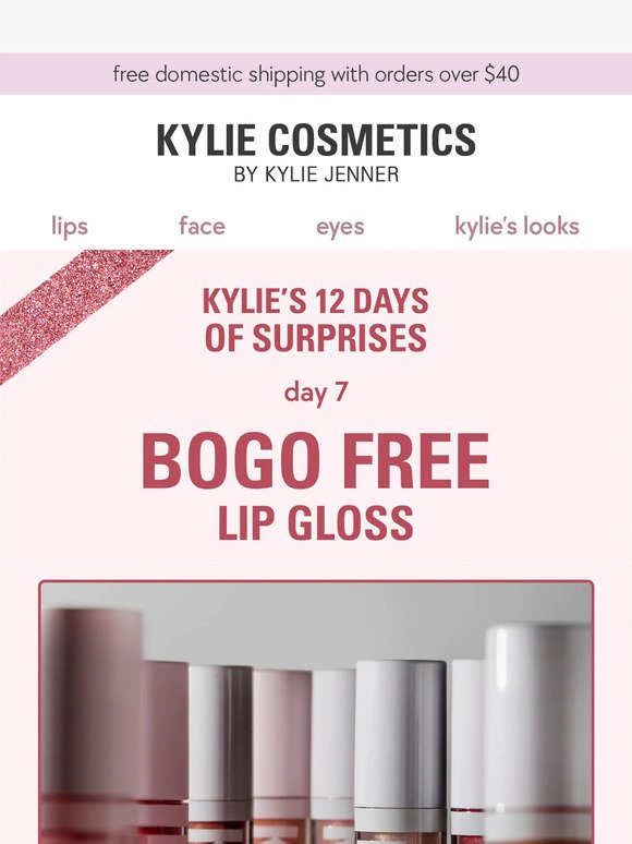 day 7 surprise: FREE lip gloss ✨