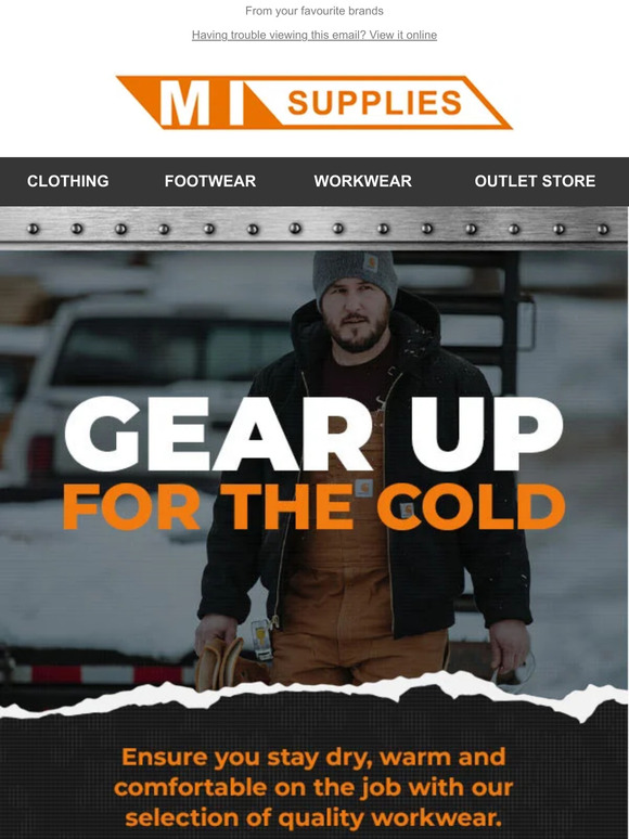 MI Supplies: UK's only Carhartt Outlet Store with Immediate Despatch