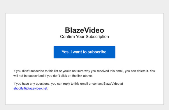 Confirm Your Subscription