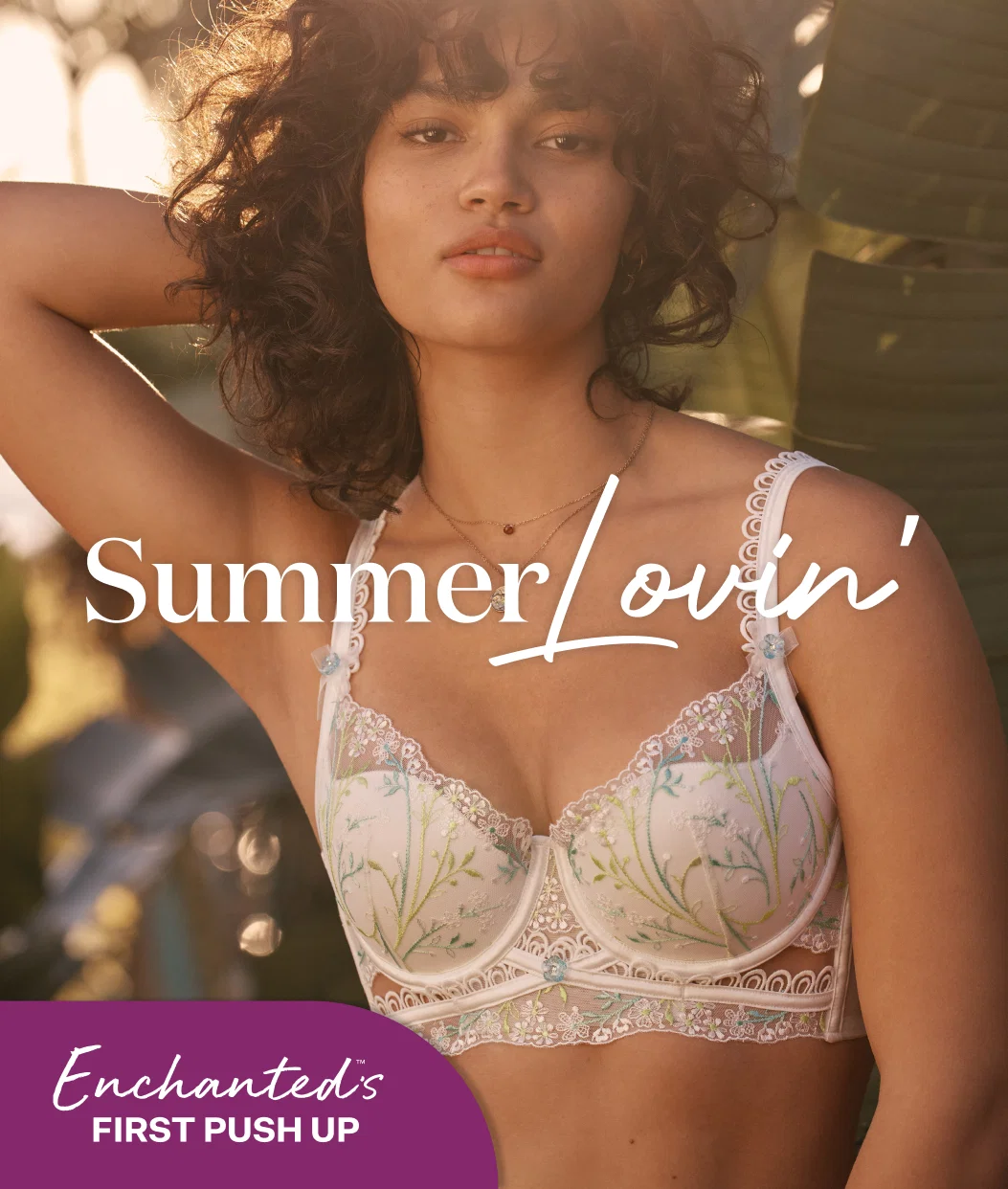 A Daisy Summer Push Up Bra