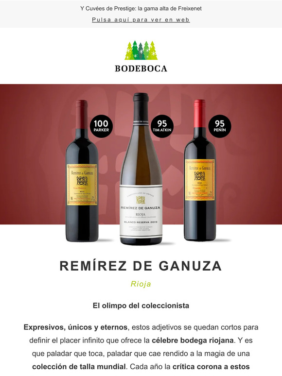 Remírez de Ganuza: con hasta 100 Parker, la gloria bendita de los fieles riojanos