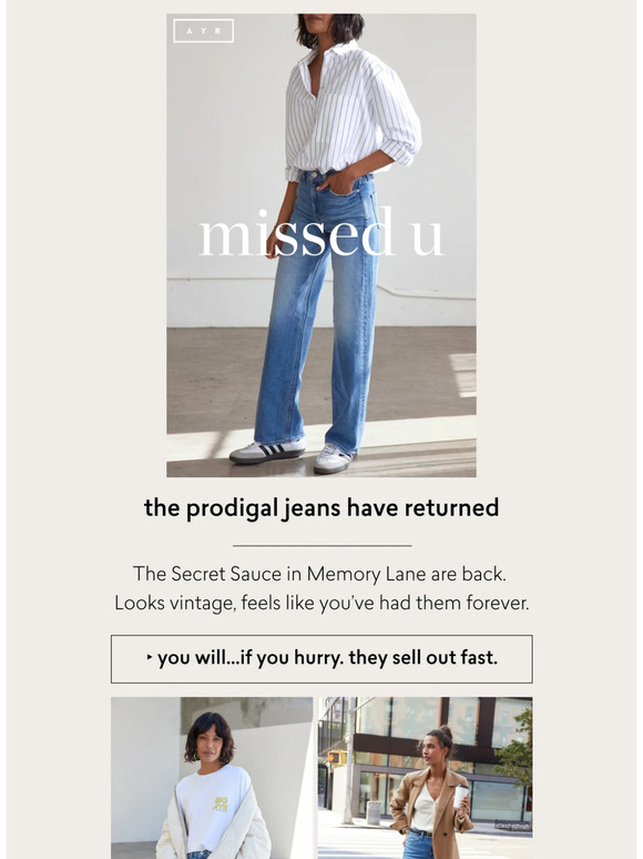 RESTOCK: *the* jeans