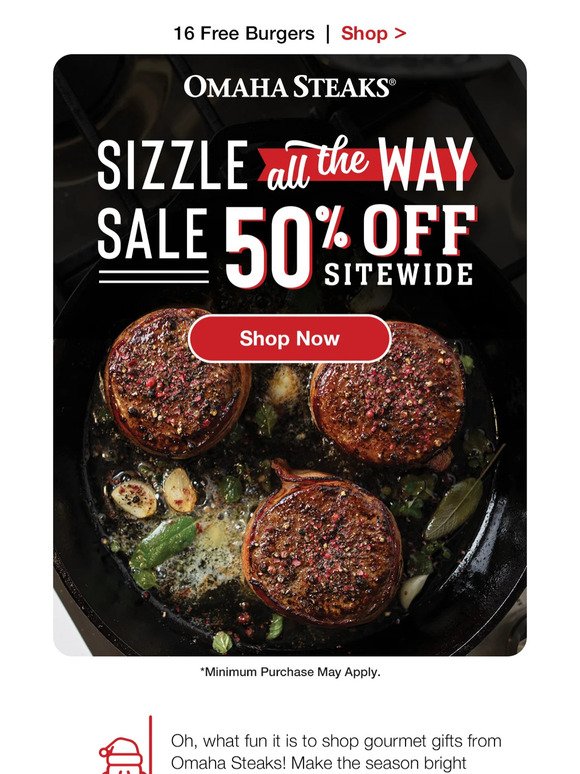 Sizzle All The Way Omaha Steaks Giveaway
