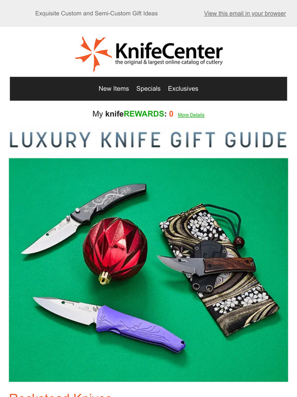 KnifeCenter The Ultimate Luxury Knife Gift Guide! Milled