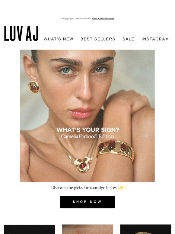 LUV AJ Your jewels for the month are here 🔮 Milled