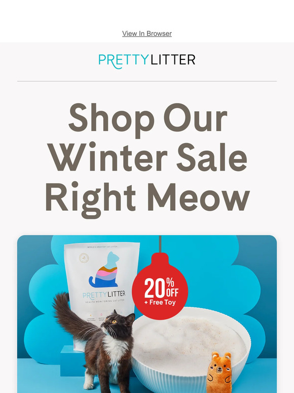 Pretty Litter To Your Cat, From Santa Claws 🐈 Milled