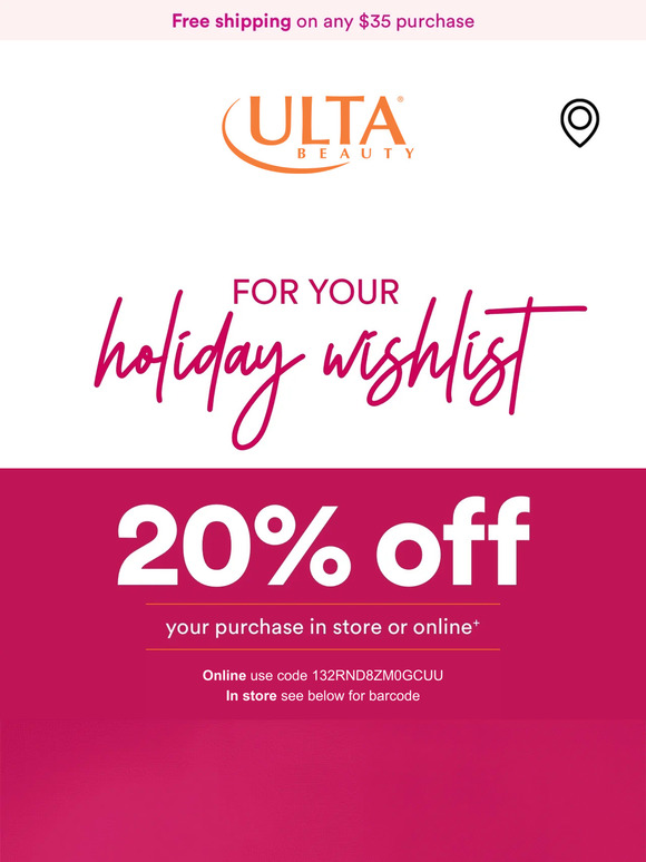 Ulta Coupons, Promo Code, Coupon Code