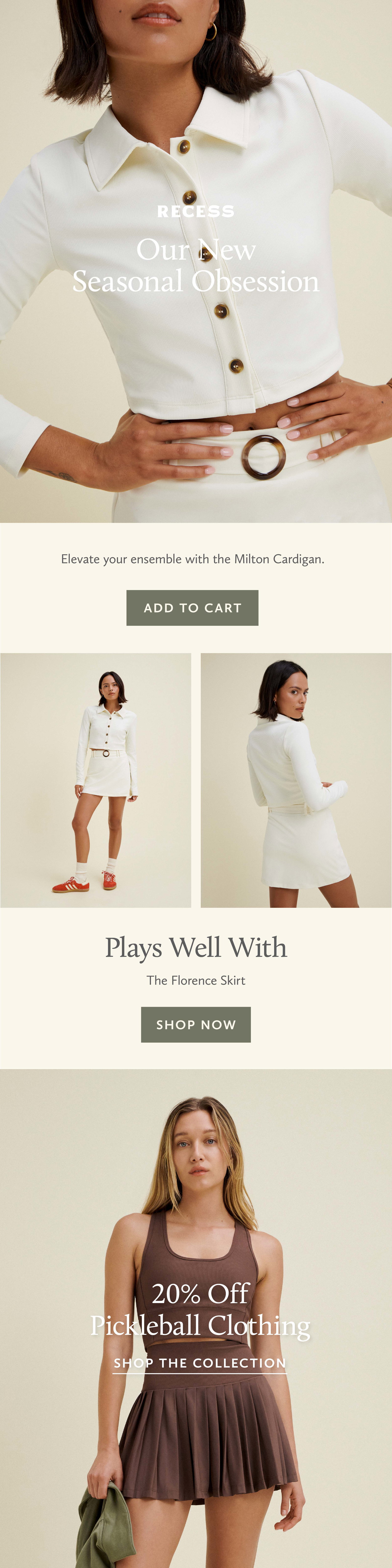 Recess Pickleball Clothing Collection