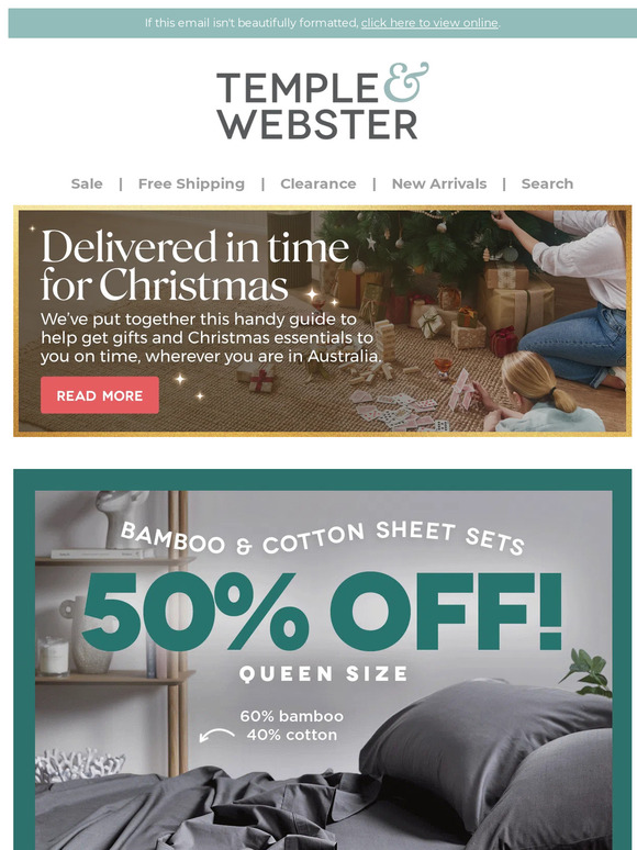 Get that fresh sheets feeling