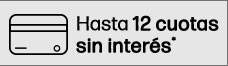 12 Cuotas sin interés