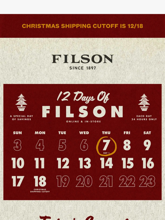 Filson A Rare Discount Tin Cloth Short Lined Cruisers Milled