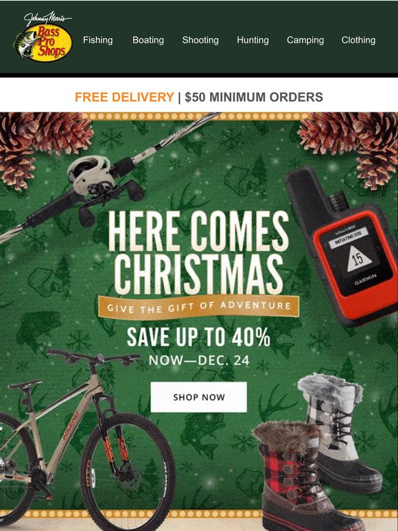 Bass Pro Shops Email Newsletters: Shop Sales, Discounts, and Coupon Codes