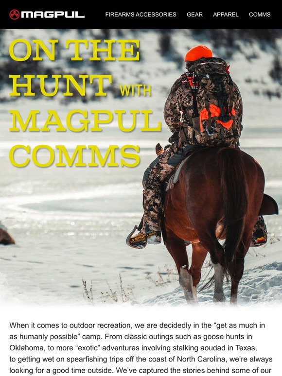 Hunting Comms Magpul: On The Hunt With Magpul COMMS | Milled