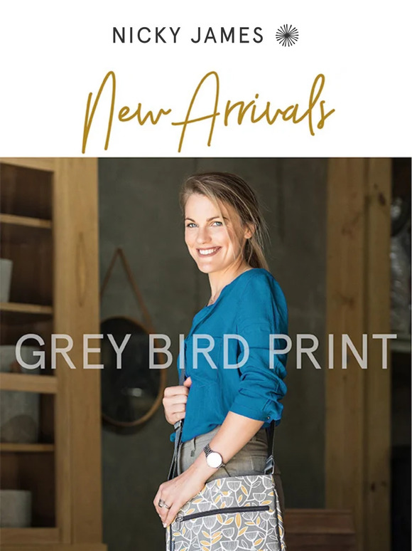 Our Grey Bird Print is Back💛