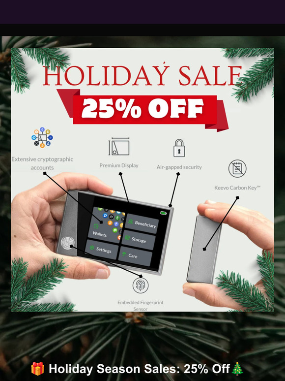 🌟 25% Off - Keevo's Holiday Season Extravaganza Continue! 🎁