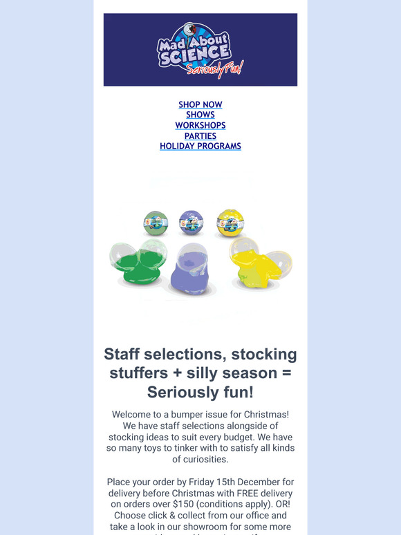 Staff picks and stocking stuffers