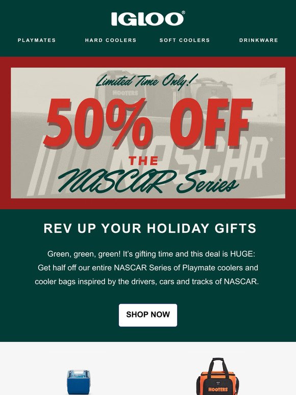 🏁50% off The NASCAR Series for a limited time.🏎