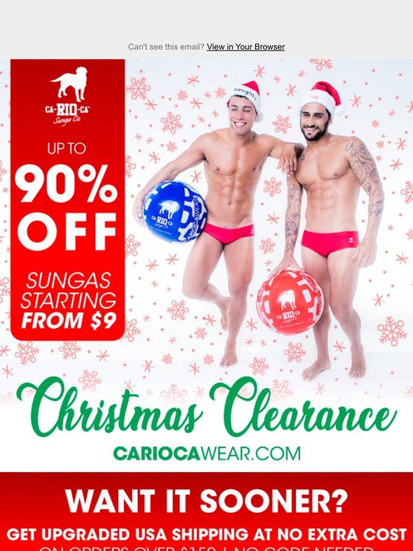 🎄CA-RIO-CA Sunga Co. 🔔 Christmas Clearance Up to 90% OFF 🎁
