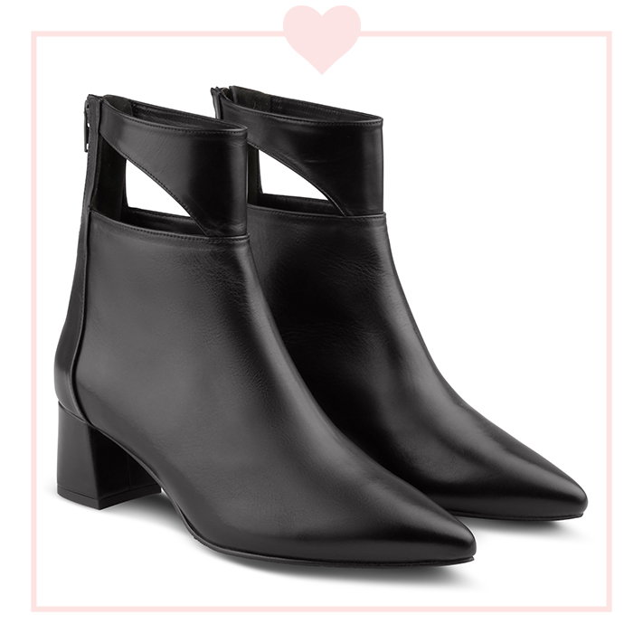 Stiefelette Superwoman Schwarz