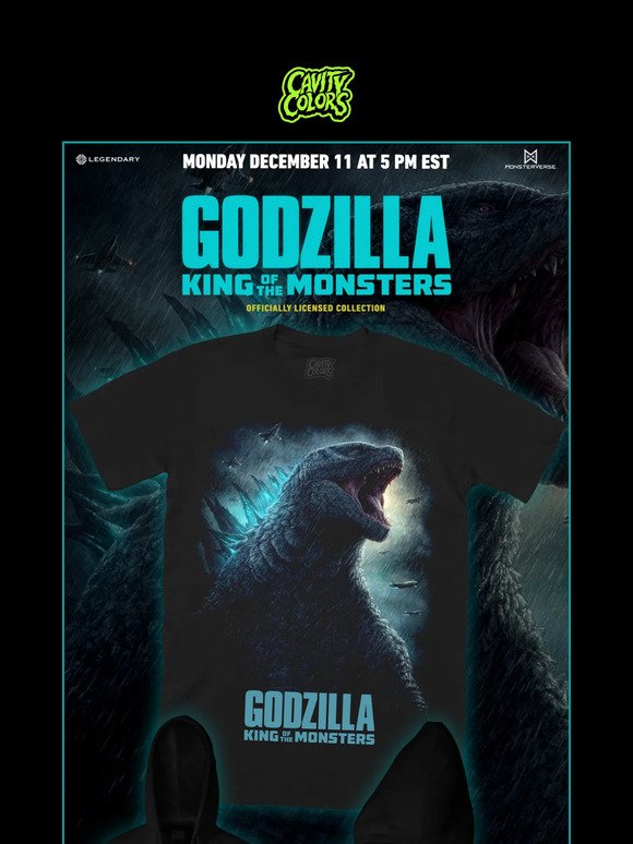 🔥 Godzilla: King of The Monsters this Monday! 🦖
