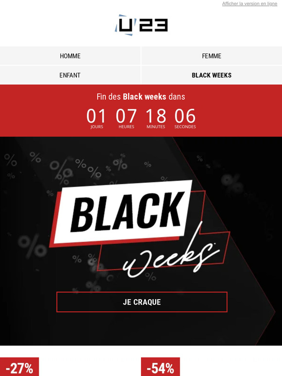 ⏳ Derniers jours des Black weeks !
